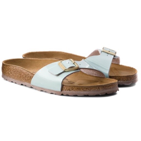 Birkenstock Shoes - BIRKENSTOCK MADRID SANDALS IN TWO TONE WATER CREAM 35 EU 4-4.5 US